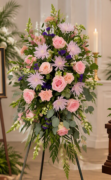 Graceful Remembrance Easel Spray