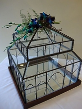 Glass Terrarium Card Box 