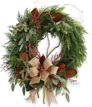 Rustic Holiday Wreath 24\" SALE