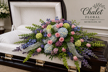 Garden Fresh Casket Spray