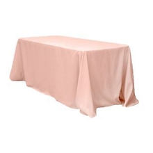 90&quot; x 132&quot; Blush Poly