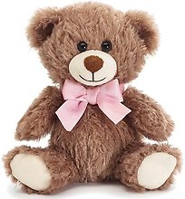 Pink Bow Bear 7\"