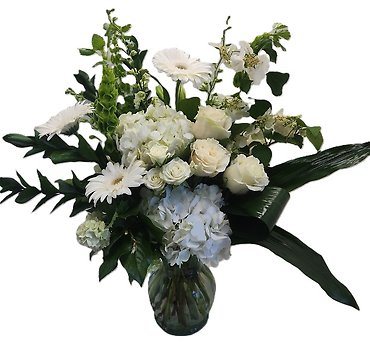 All White Elegant Bouquet