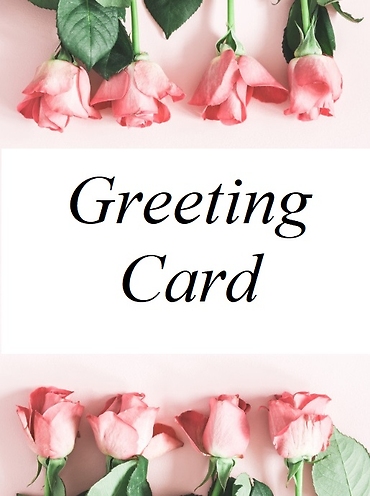 Full Size Greeting Card