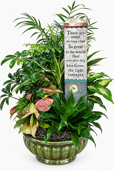 Sympathy Peace Pole Planter