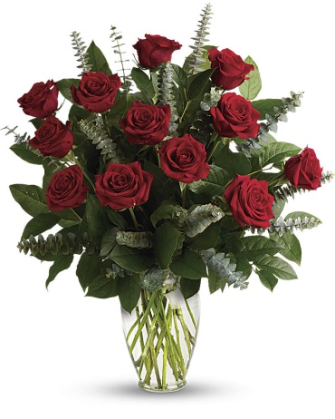 1 Dozen Premium Red Roses Arranged