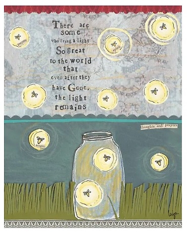 The Light Remains 20\" Art Pole