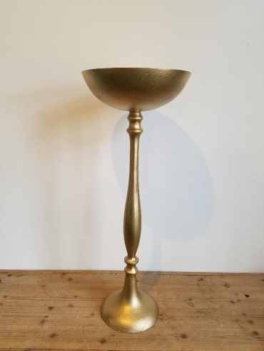 Gold Bowl On Stand