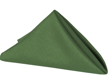 MOSS GREEN POLYESTER NAPKIN