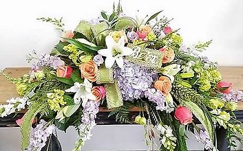 Life Well Lived Casket Spray