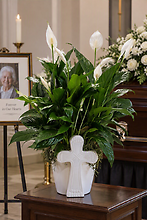 Peaceful Cross Planter