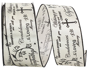 Words Of Sympathy Ribbon