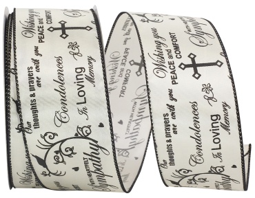 Words Of Sympathy Ribbon