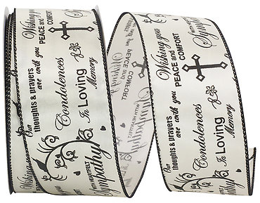 Words Of Sympathy Ribbon