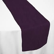 Amethyst Satin Runner - Rental