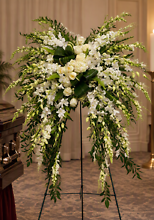 Angel Wings Easel Arrangement