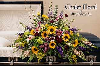 My Garden Of Glory Casket Spray