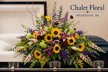 My Garden Of Glory Casket Spray