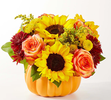 Golden Gourd Pumpkin Bouquet