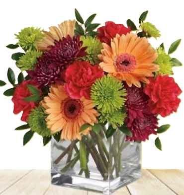 Colorful Cube Arrangement